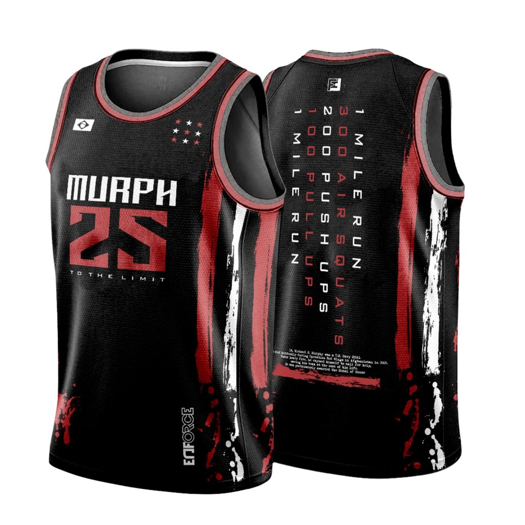 Camiseta Regata Murph Crossfit Treino Box Academia Preta