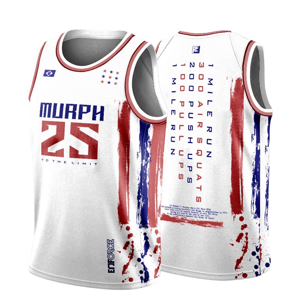 Camiseta Regata Murph Crossfit Treino Box Academia Branca