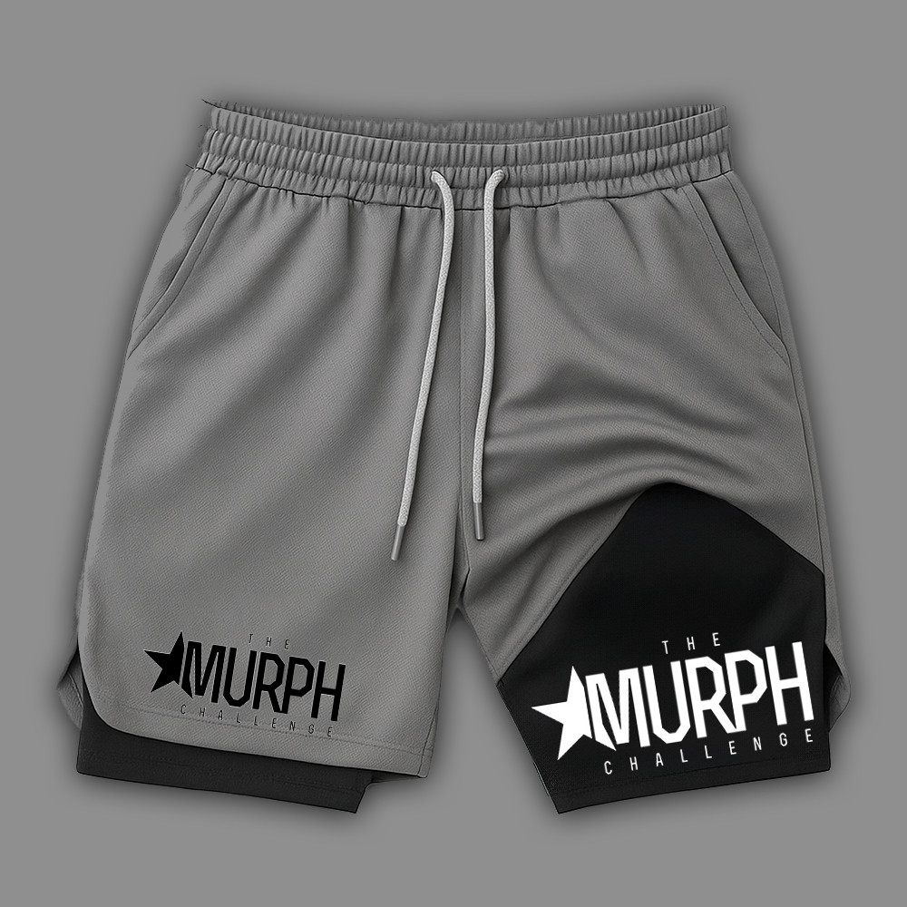 Short Masculino de compressão fitness 2 em 1 esportivo crossfit exclusiva murph challenger 2025