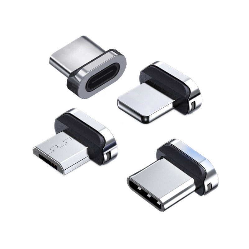 Conector Plug Turbo de Cabo Magnético Para Android e iPhone