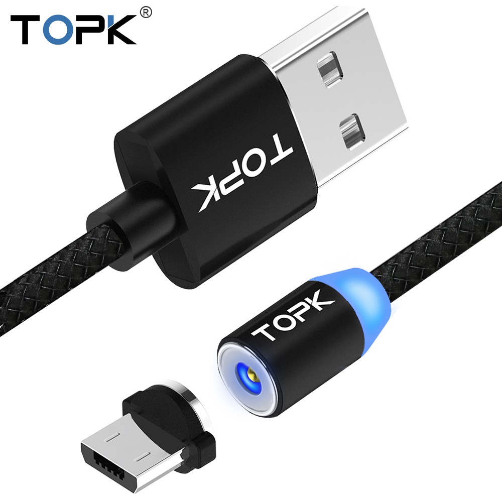KIT 54 Cabos Magnéticos Originais TOPK AM23 Com 1 Plug Cada