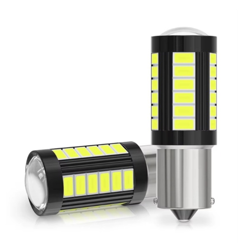 Lampada led Freio 12v 24v 1157 Premium Vermelha 2 Unidades