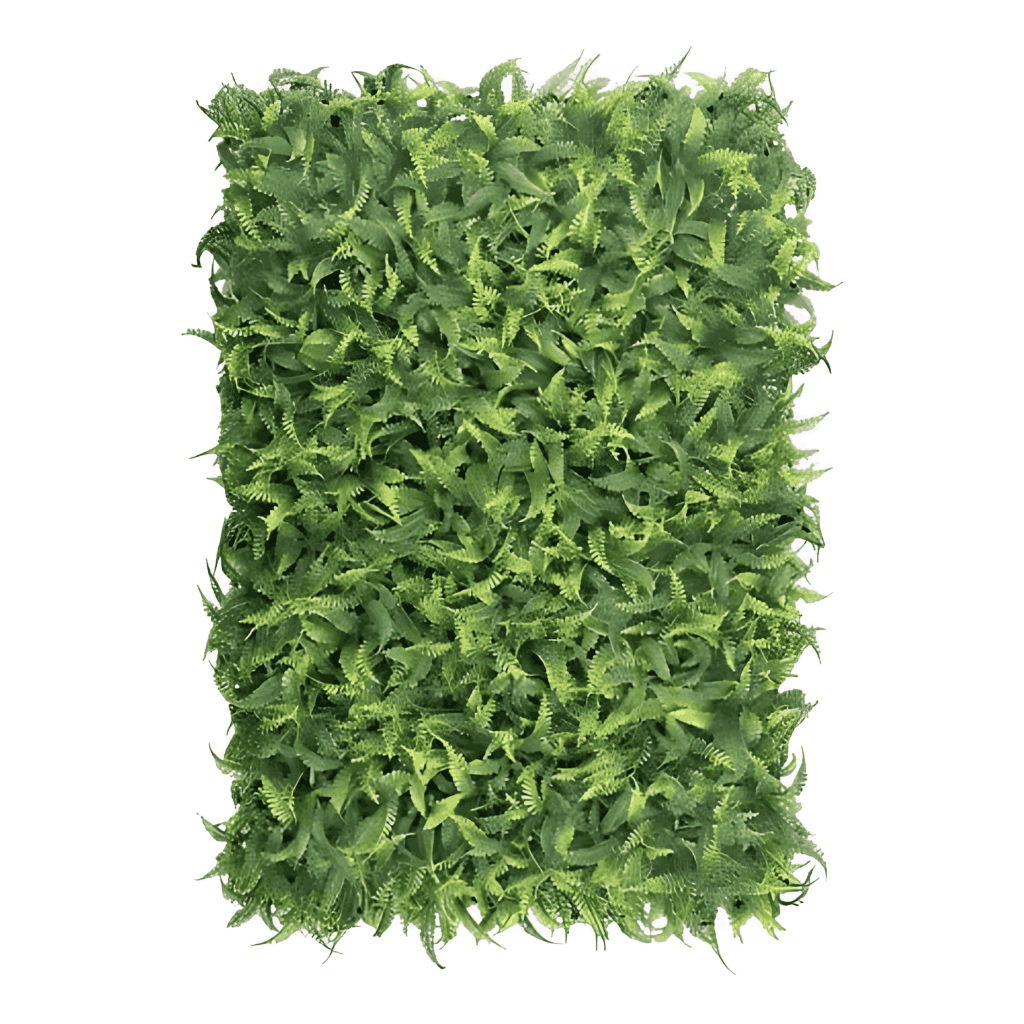 Placa Jardim Vertical Artificial Samambaia 60x40cm – Folhagem Realista