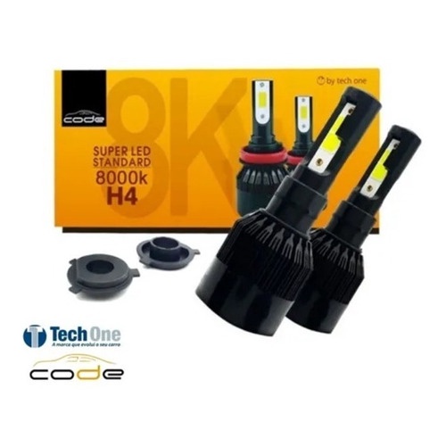 Ultra Led Code C/ Cooler 7800 Lumens 8000k - HB4