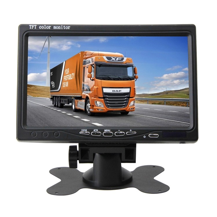 Carro caminhão 14/23/30cm Display cabeça de aviação VGA tela HD IPS Desktop invertendo monitoramento de vídeo