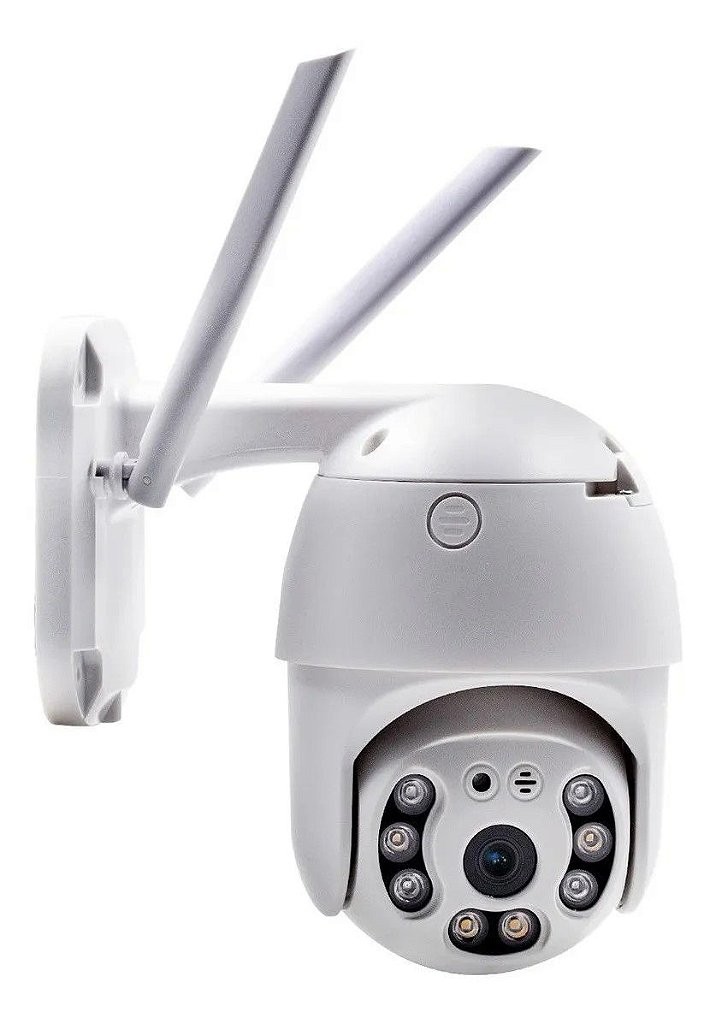 Camera Ip Prova D'agua Infravermelho Externa Wifi Hd 3