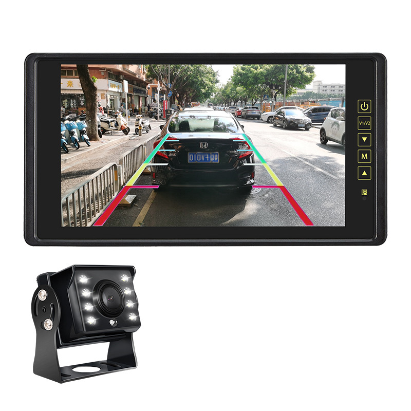 24V ampla tensão 30cm Display IPS AHD ultra-limpeza caminhão ônibus reboque ultra-claro invertendo vídeo retrovisor