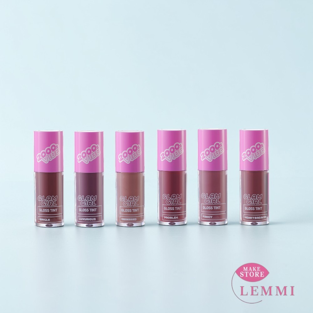 Gloss Tint Ruby Rose Glam Girl Linha Popstar HB L6603 – 6 Cores Duradouras