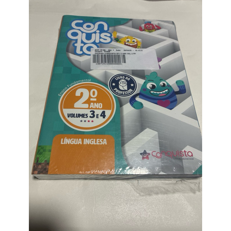 Kit Conquista 2º Ano Ensino Fundamental – Volume 3 + Língua Inglesa Volumes 3 e 4 | Livro do Professor