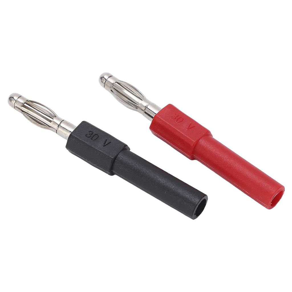 5Set J.20012 Banana Plug Connector 4mm Male to 2mm Female Multimeter Banana Plug Connector Adapter for Multimeter Test L