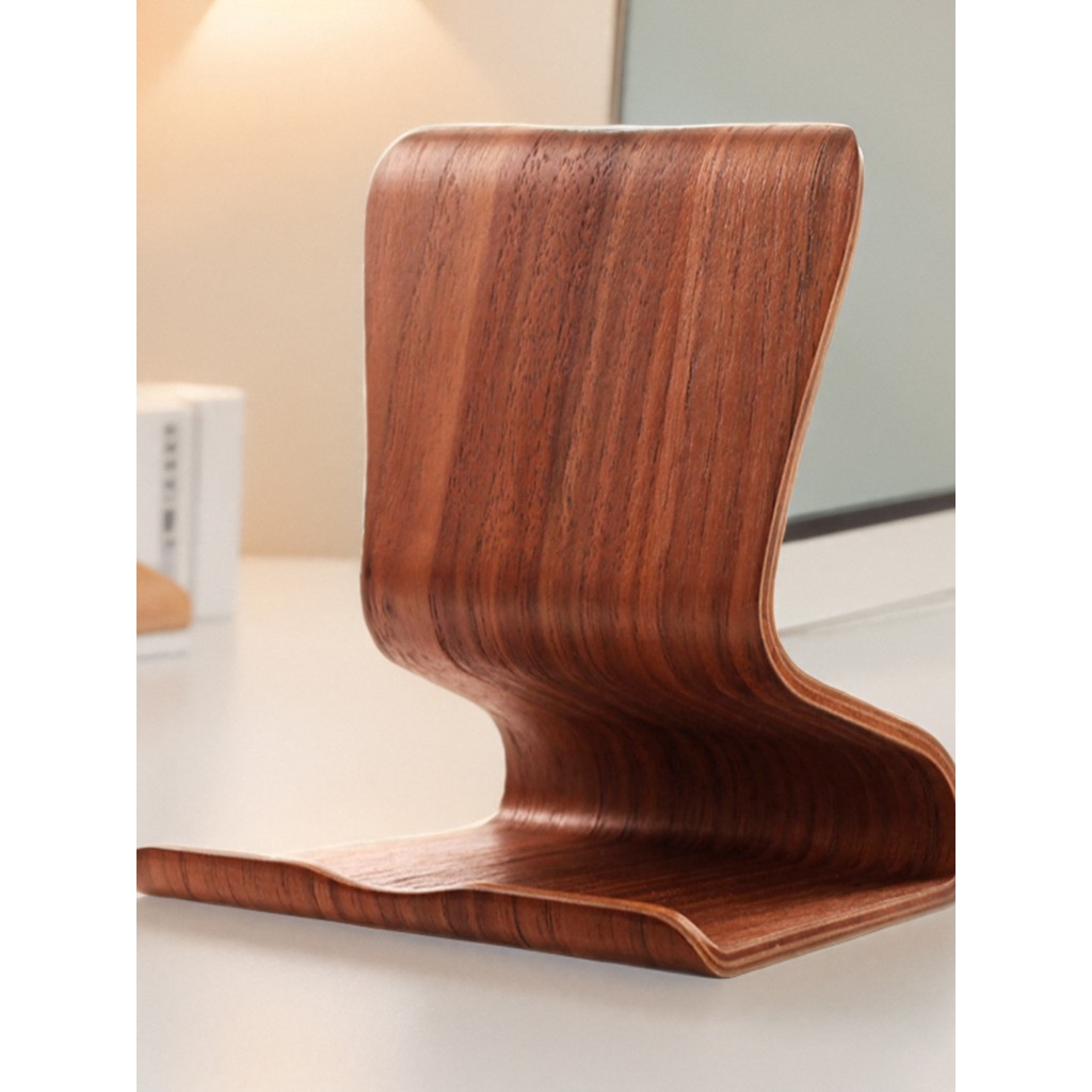 Incrível suporte de madeira para Tablet, suporte para computador ipad, Desktop, Base de pintura criativa de madeira preg