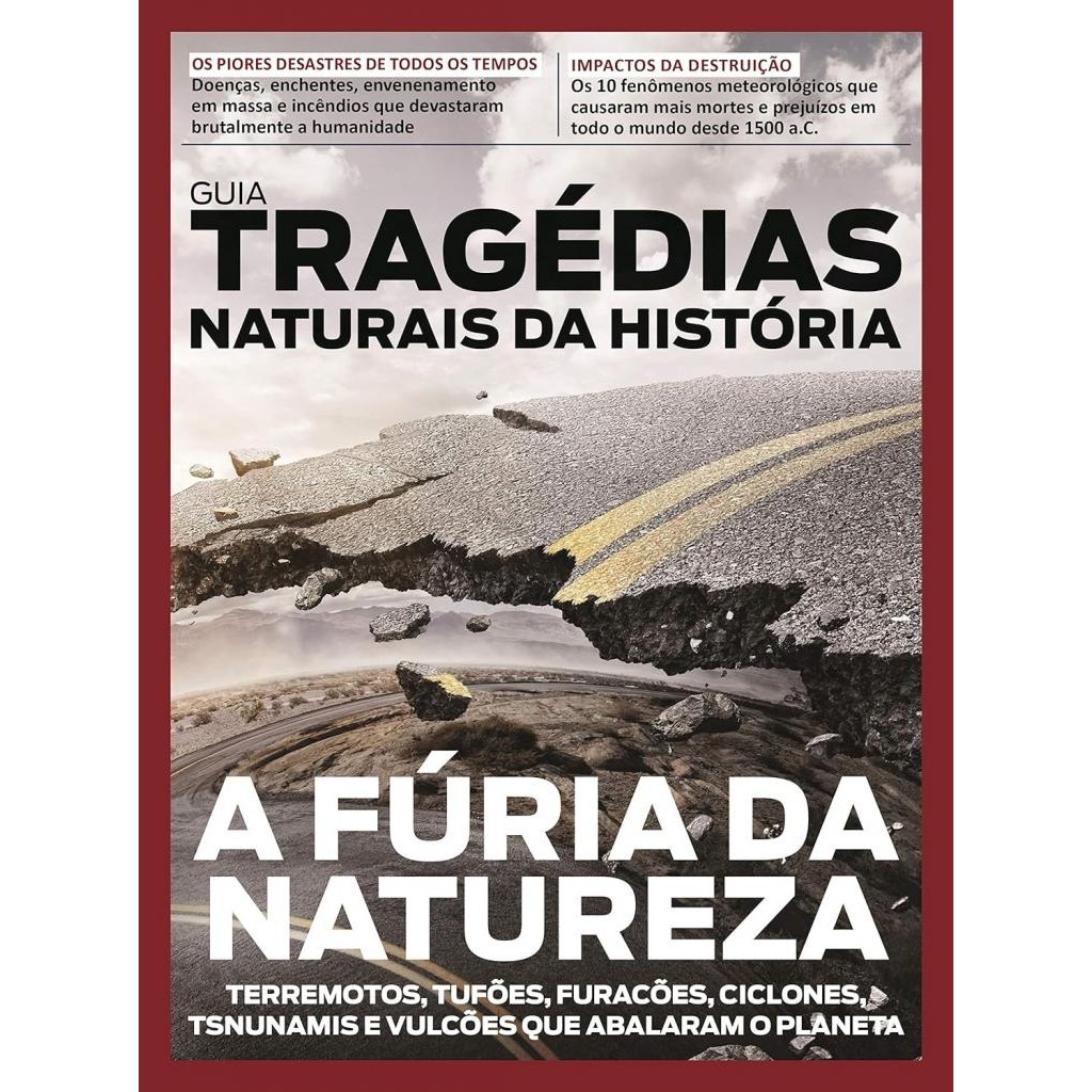 Livro: Tragédias Naturais da História - A Fúria da Natureza (Novo, Lacrado)