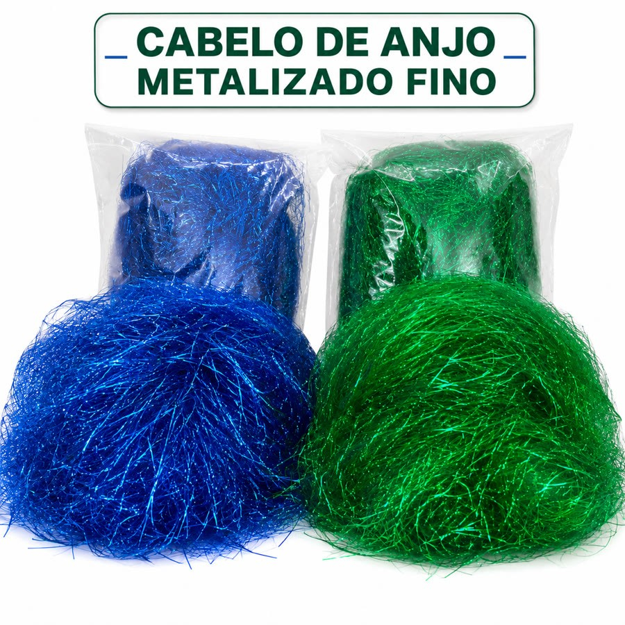 Papel Metálico Palha Decorativo de BOPP 20g Enchimento Cestas Presentes Festa Laminado Brilhante