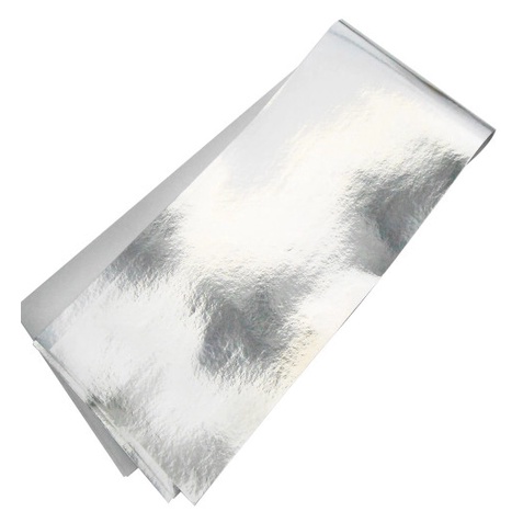 Papel Laminado para Reflexo Prata 11x50cm 6 Un Ref 773 kit c/02 unidades