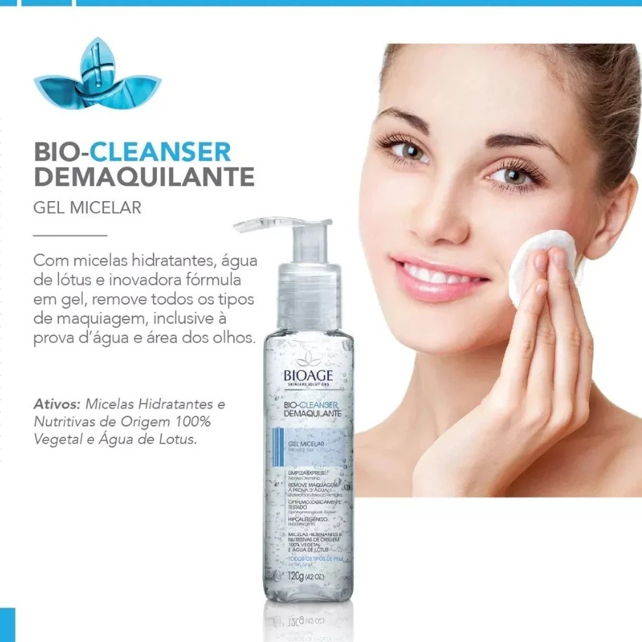 BIOAGE GEL MICELAR BIO-CLEANSER DEMAQUILANTE 1016-A