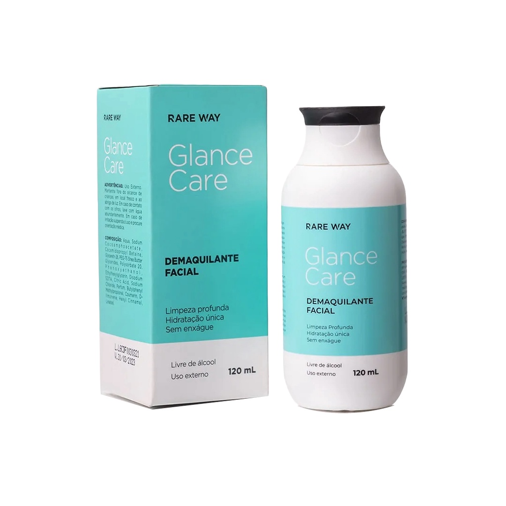Demaquilante Facial Glance Care Rare Way 120ml