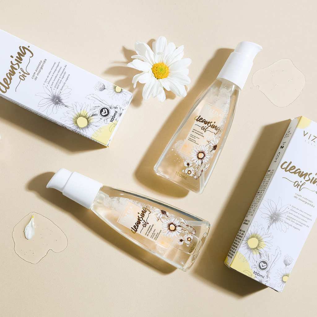 Cleansing Oil Demaquilante Tonificante Revitalizador Vegano Original Vizzela
