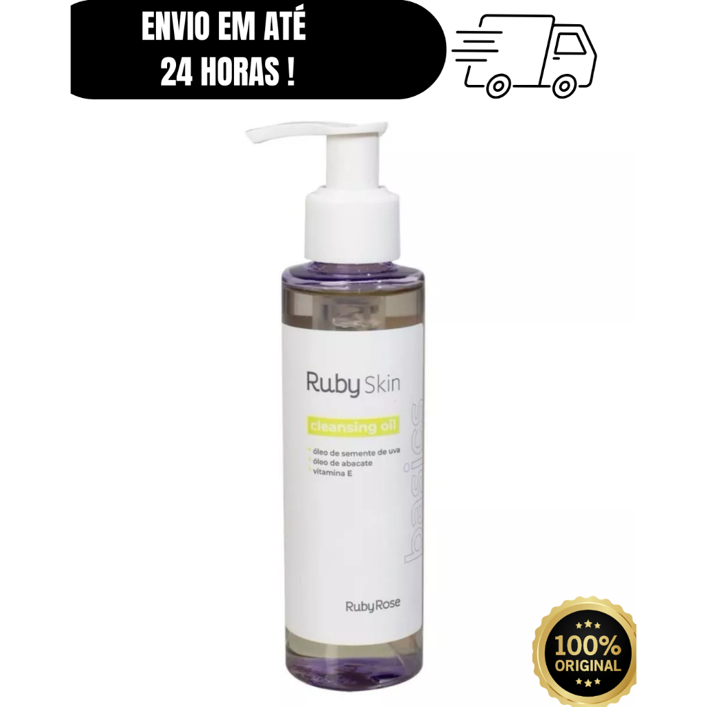 Cleansing Oil Ruby Skin Basics Ruby Rose HB-208 | Óleo de Limpeza Facial Demaquilante