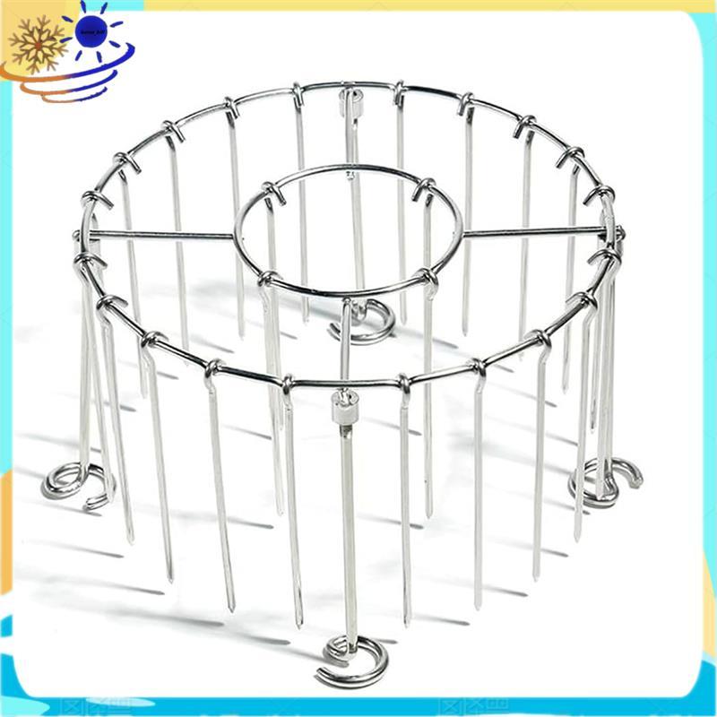 [Le's Shop] Conjunto De Kabob Para Churrasco Em Aço Inoxidável-Rack De Espeto Fritadeira De Ar , 24 Espetos De Carne Ver
