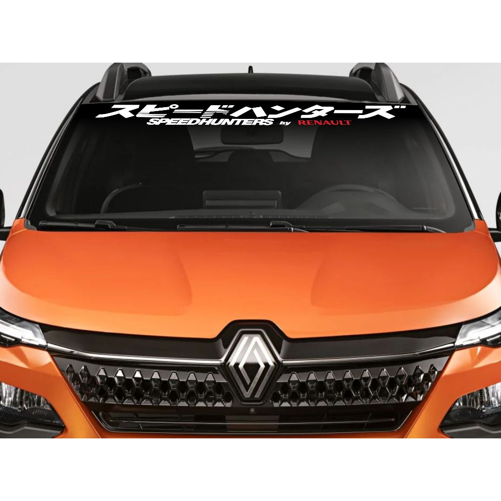 Adesivo Speedhunters Japonês Para-brisas Carro para Modelos Renault