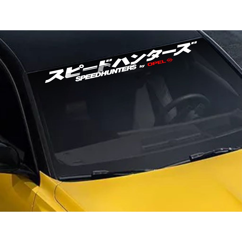 Adesivo Speedhunters Japonês para-brisas para modelos Opel