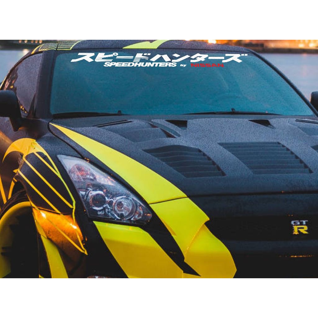 Adesivo Speedhunters Japonês para-brisas para modelos Nissan