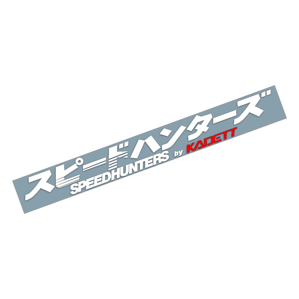 Adesivo Speedhunters Japonês de para-brisas carro p/ Chevrolet Kadett