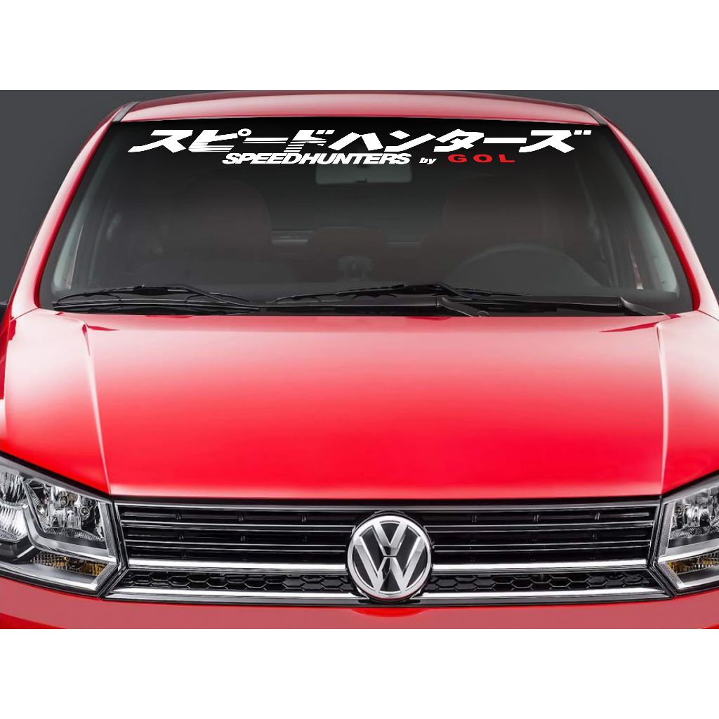 Adesivo Speedhunters Japonês para-brisas Volkswagen Gol
