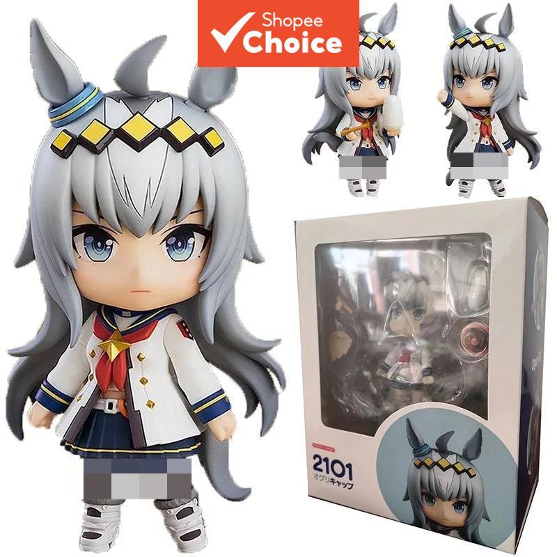10cm Umamusume Pretty Derby Cute Edition Estátuas de Anime, Modelo de Desenho Animado, Boneca Ornamental Colecionável