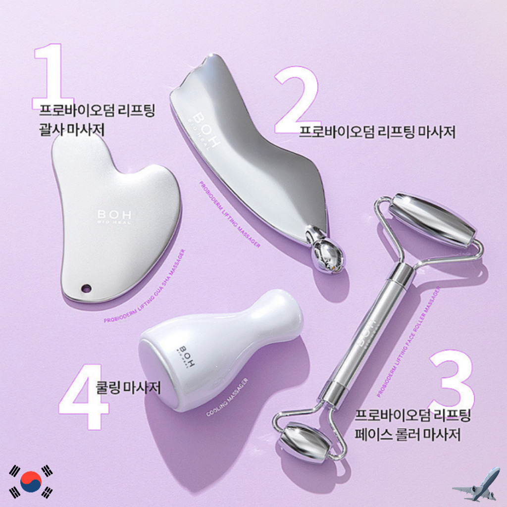 BIOHEAL BOH PROBIODERM LIFTING GUA SHA MASSAGER 4 Tipos