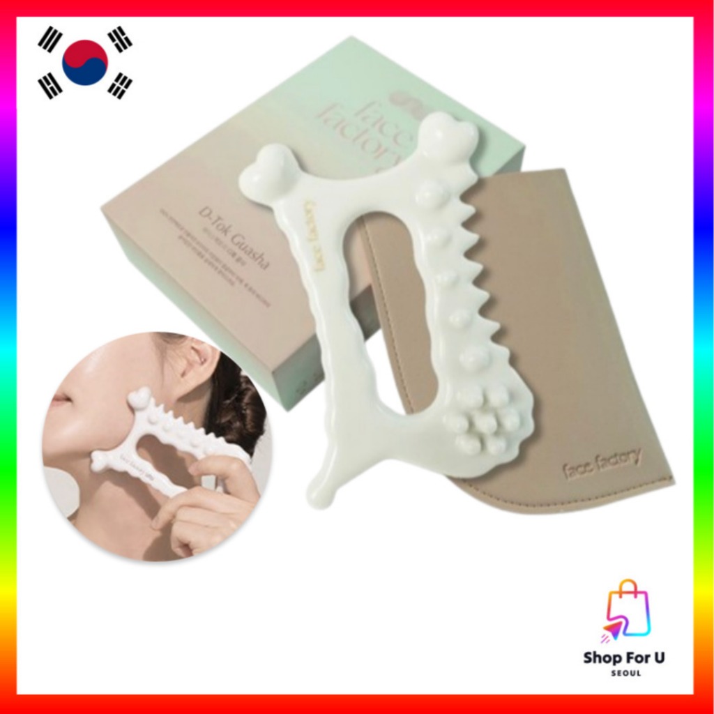 [D-TOK Guasha Massager Facial Body Gua sha Face Lifting Beauty Massage 100 % Cerâmica Artesanal