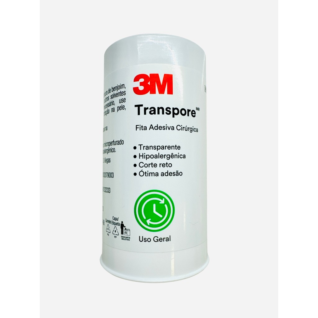 Transpore Fita Cirurgica Transparente 3M Ref 1527 - 1Uni
