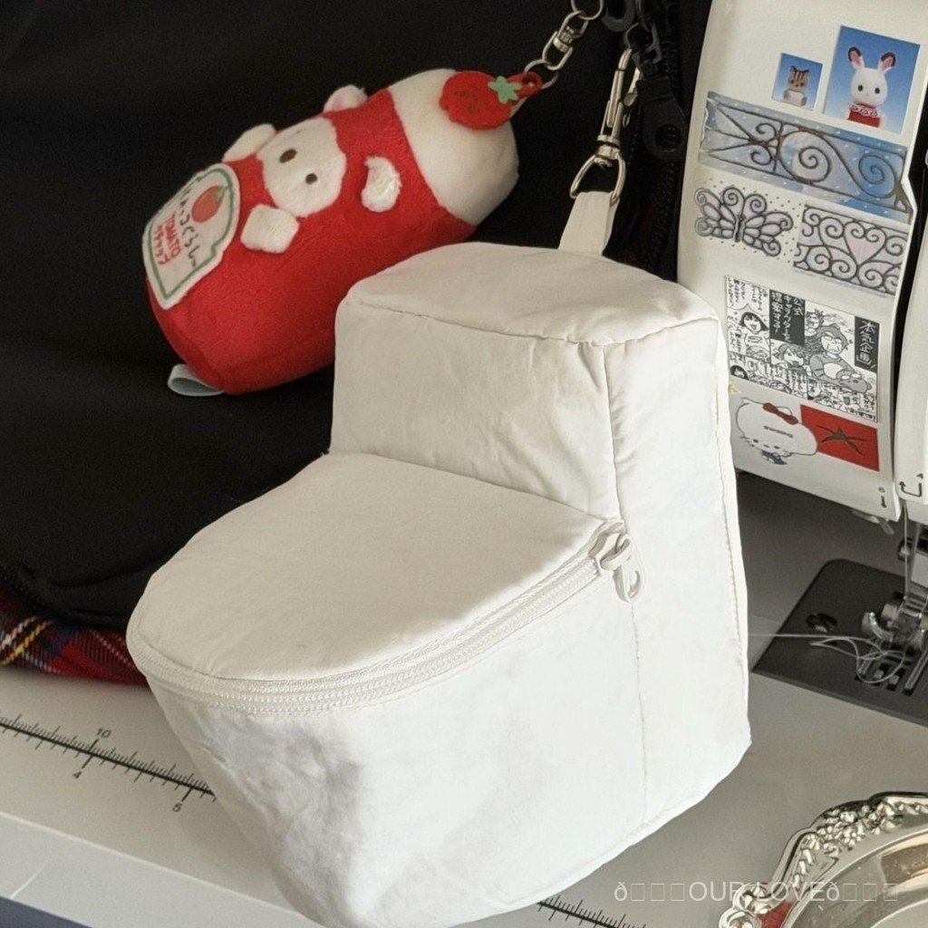 Produto viral entre influenciadores: bolsinha de vaso sanitário engraçada, porta-moedas com design tridimensional criati