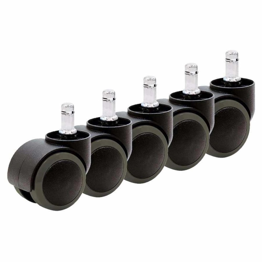 Rodizio para Cadeira Giratória Anti-Risco Silicone Kit com 5 unidades