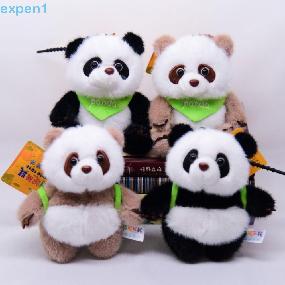 EXPEN Panda Chaveiro , Bonito Dos Desenhos Animados Pingente De Boneca De Pelúcia , Portátil Macio Animal PP Algodão Car