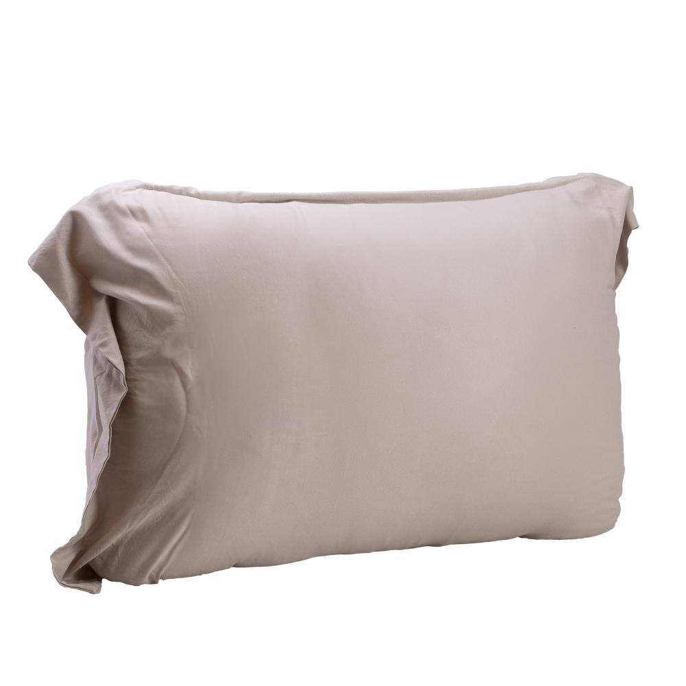 Fronha Saphira 50cm x 70cm Toque 300 Fios Khaki Poliéster