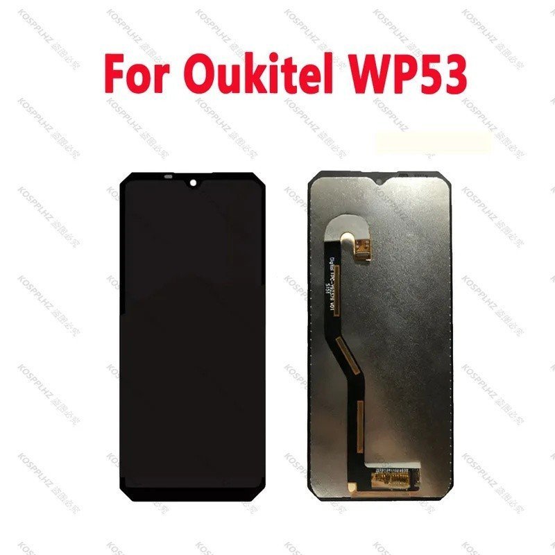 Para Oukitel WP53 Pro, Conjunto de Display LCD e Tela Sensível ao Toque, Peças de Substituição para Telefone EOGL