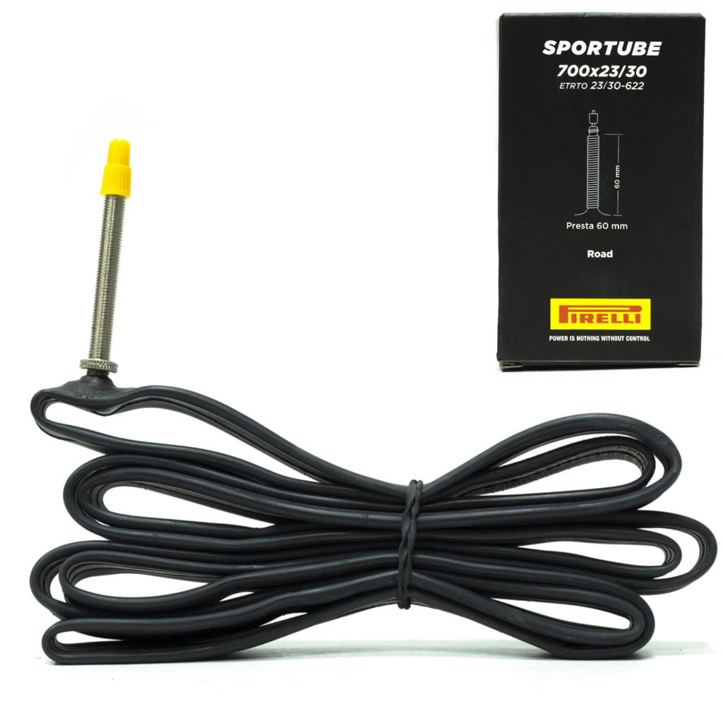 Camara de ar speed pirelli 700x23/30mm valvula 60mm road bike triathlon contra relogio original
