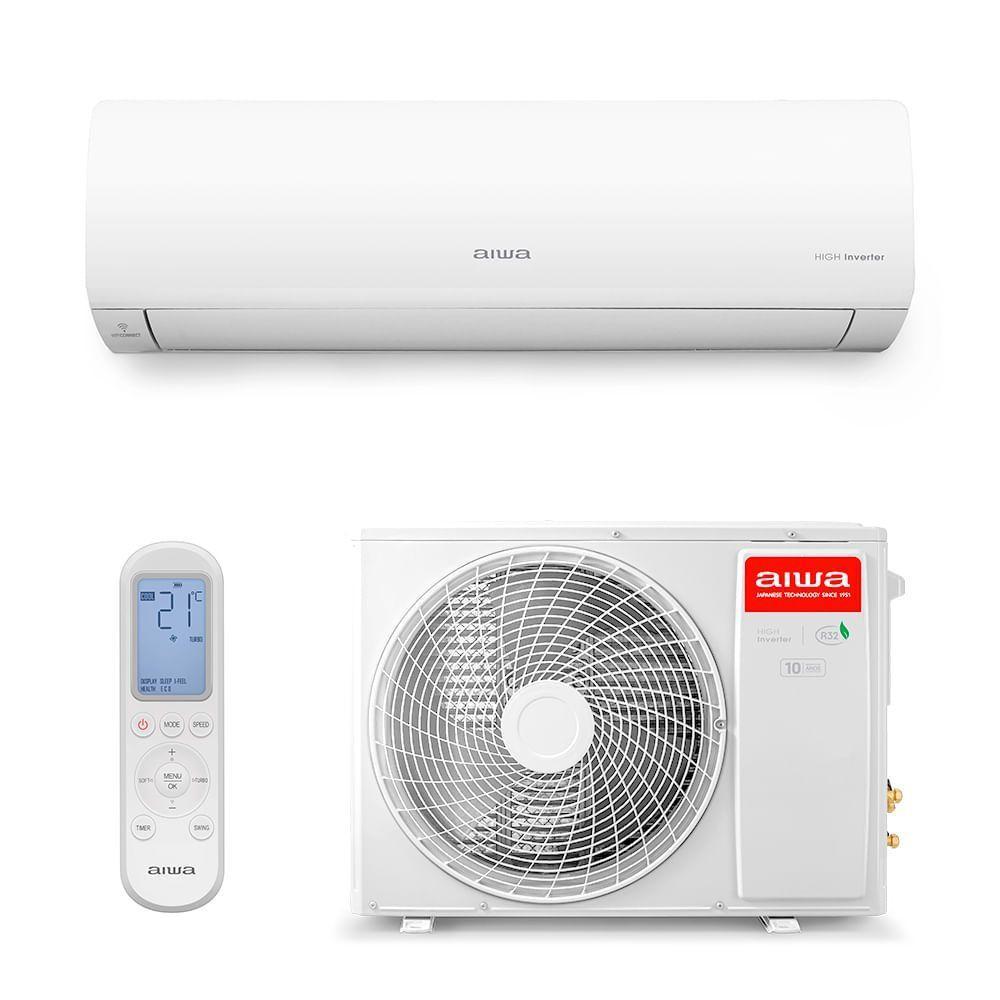 Ar Condicionado AIWA Split High Wall High Inverter 18.000 BTUs Frio AWS-AC-18F 220V
