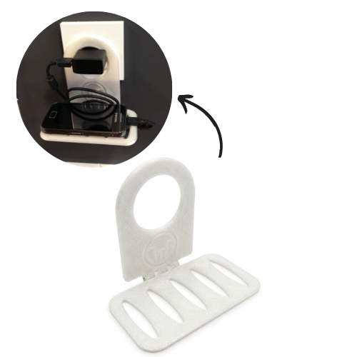 Suporte Carregador de Celular para Tomada Organizador Portátil