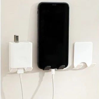 Gancho De Parede Para Celular Carregador Tomada Acrílico 2mm