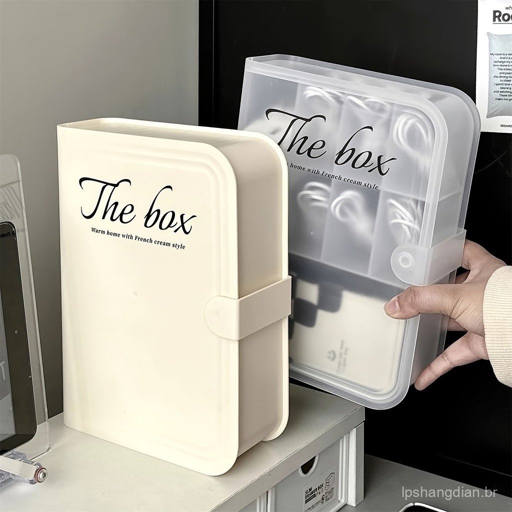 Novo organizador de cabos para secretária, com tampa, ideal para carregadores de telemóvel, tomadas e cabos de dados – f