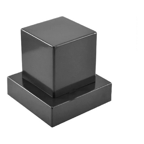 Acabamento De Registro Quadrado Preto Black Abs 1/2' Ou 3/4'