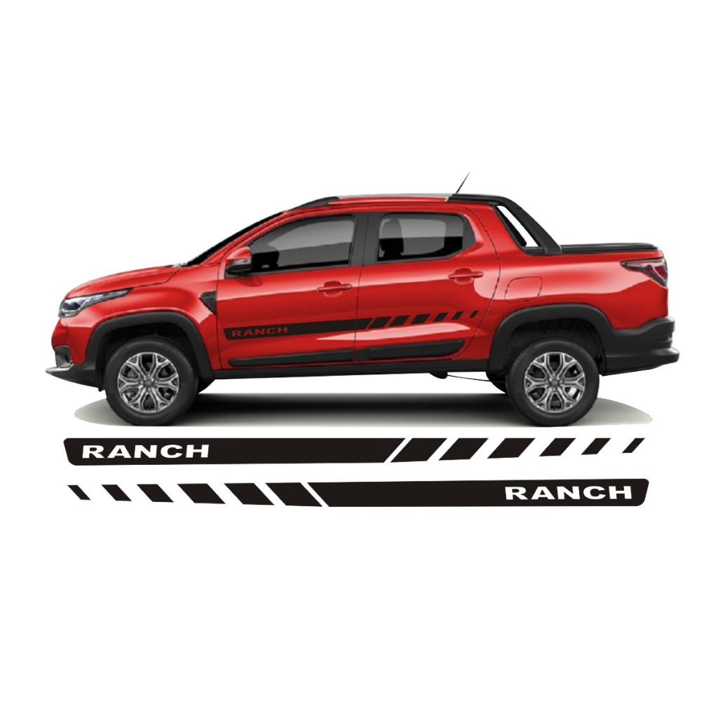 Faixa Para Nova Strada Ranch Fri5 Adesivo Lateral Colante Tuning Esportivo