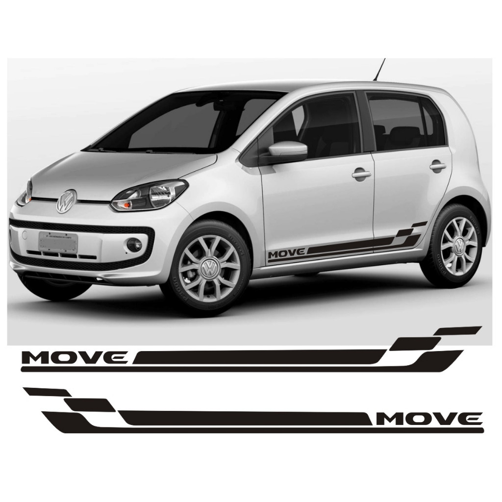 Adesivo Lateral Para Vw Up Move Faixa Esportiva Tuning