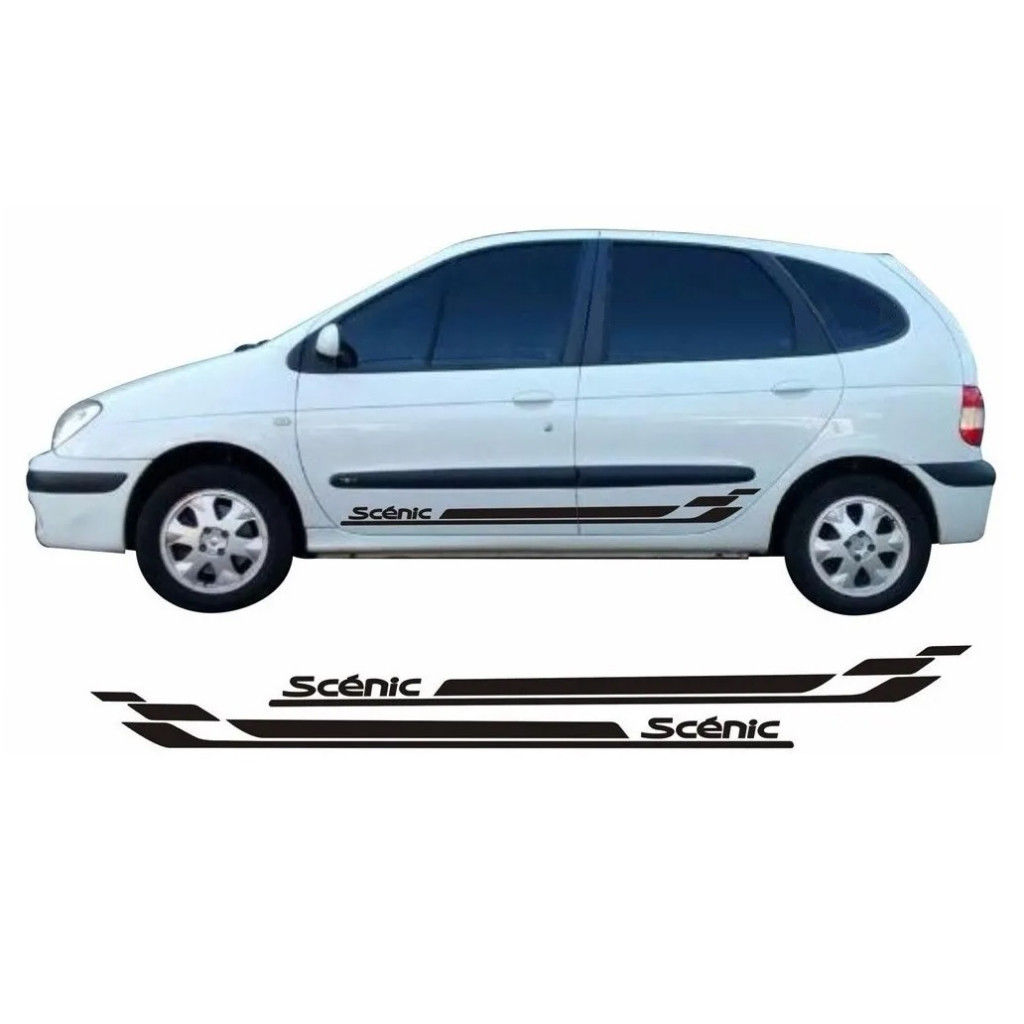 Adesivo Lateral Para Scenic Renault Suv Faixa Es1 Adesiva Tuning Esportiva