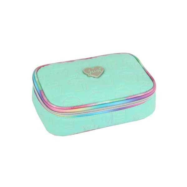 Estojo Box Organizador Juvenil Cup Cake Feminino Escolar