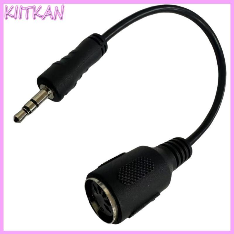 KIITK Din 5Pin Para 3 5mm 5Pin Adaptador Fêmea Som Instrumento Musical