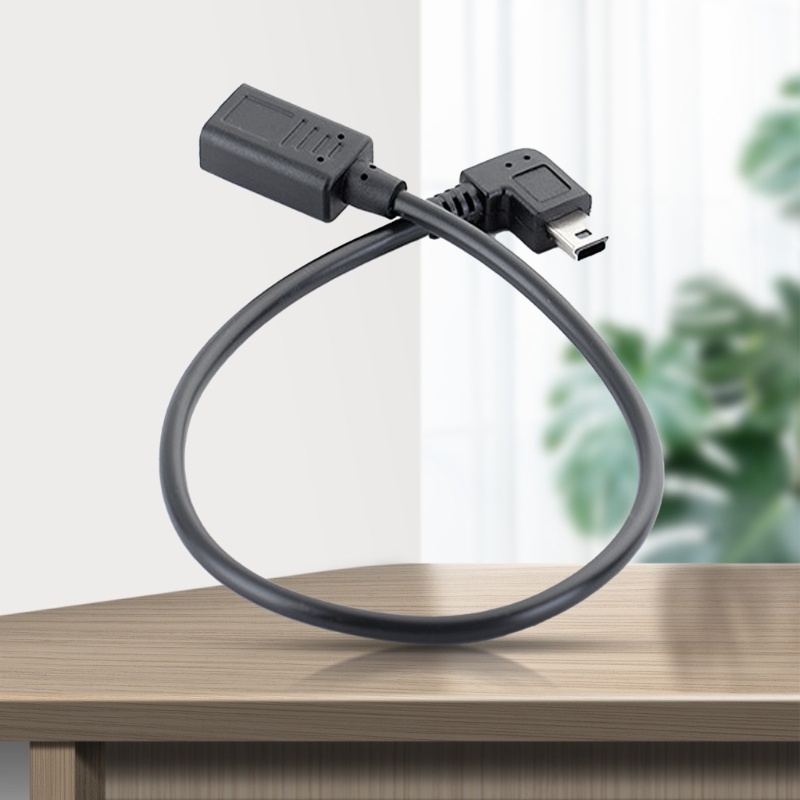 Doublebuy UsbC Para Mini Cabo USB Tipo C 5Pin Adaptador Ângulo De 90 Graus MiniUSB