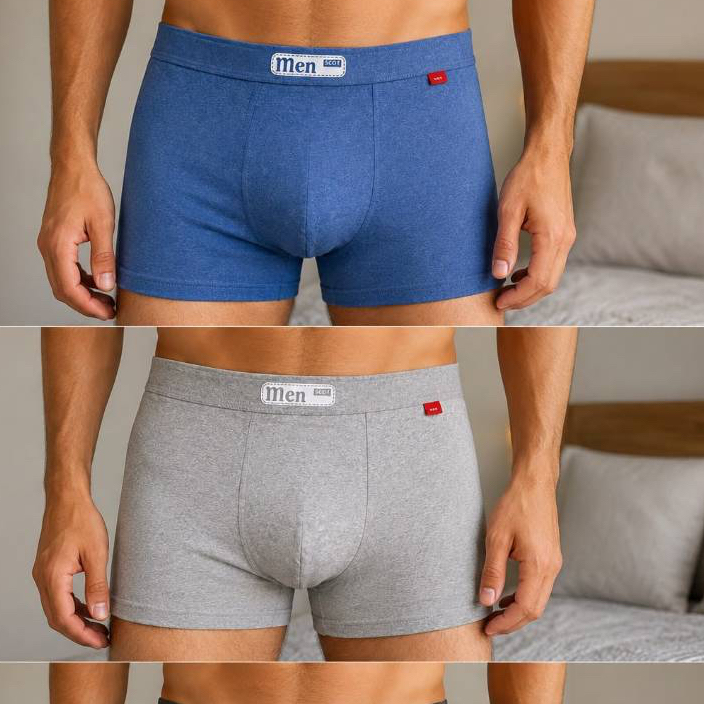 Cuecas Masculinas Malha Modal Premium Leve Macia Confortável Cores Sortidas